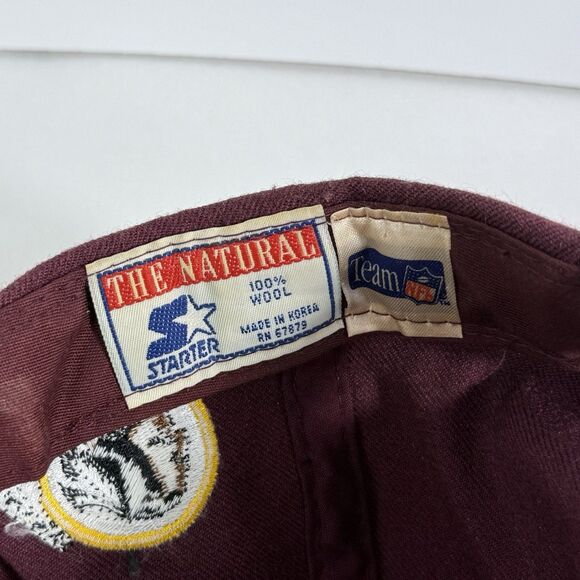 Vintage Starter Washington Redskins 100% Wool SnapBack NFL Cap - Picture 8 of 12